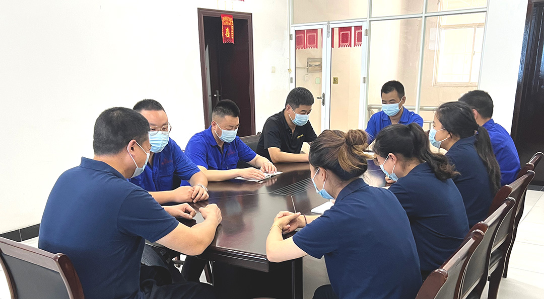 Компания Dafeng Mingyue Bearing Bush Co., Ltd. провела восьмое ежемесячное собрание в 2024 году.