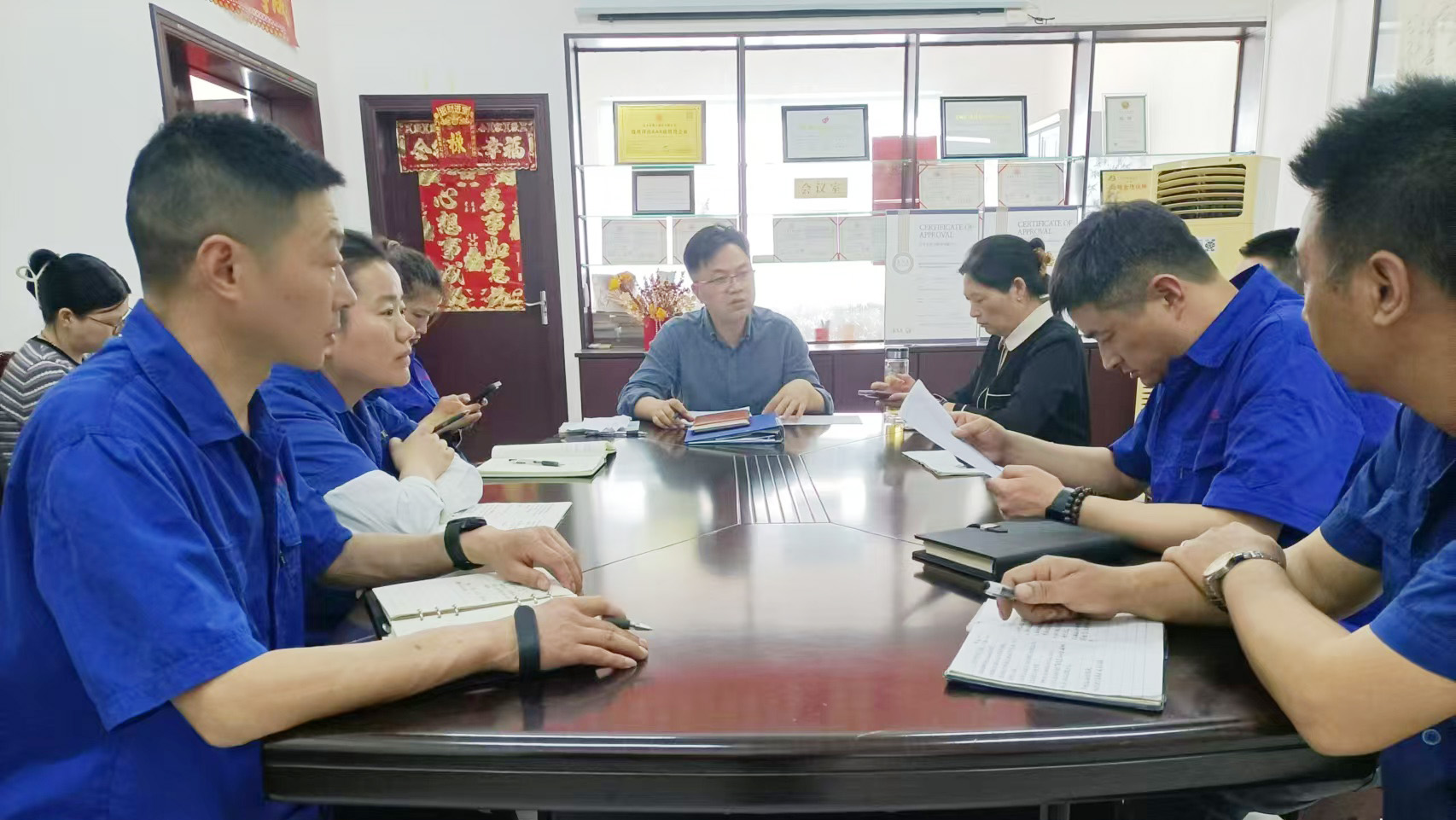 Dafeng Mingyue Bearing Bush Co. Ltd. провела свое пятое ежемесячное рабочее собрание на 2025 год